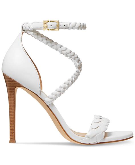 michael kors braided sandals|michael kors low heel sandals.